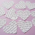 300 2inch Personalised Hear..