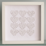 Personalised Text Hearts F..