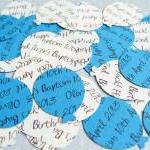 100 x Personalised Blue Con..