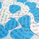 100 x Personalised Blue Con..