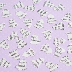 1000 x Romantic Novel Wedding Bell Confetti - Great for Weddings, Invites, Table Decor, Favours